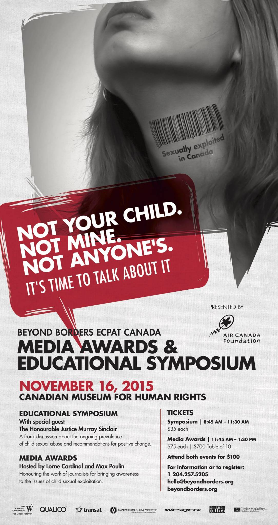 Not Your Child. Not Mine. Not Anyone’s. “It’s Time to Talk About It”